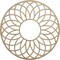 Ekena Millwork Cannes Wood Fretwork Pierced Ceiling Medallion, Hickory, 20"OD x 6 7/8"ID x 3/8"T CMWP20X20X0375CNHI - alternate 1
